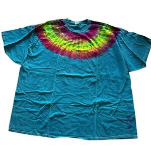 Mens Shirt Size 5XL Plus Tie Dye Handmade Retro Bold Colorful Hippie Brand New